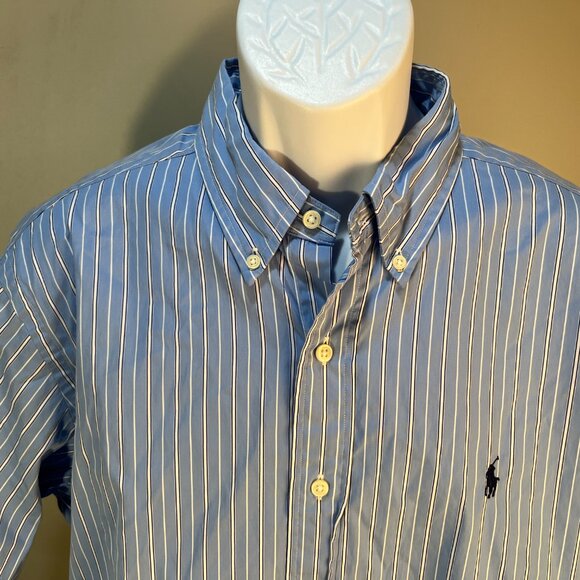 Ralph Lauren Men's lot of 4 short sleeve multicolored dress or casual shirts XL - Picture 5 of 10